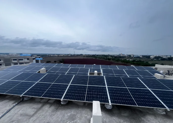 85kW Rooftop Solar Installation at BLDE, Bijapur – MBA Block