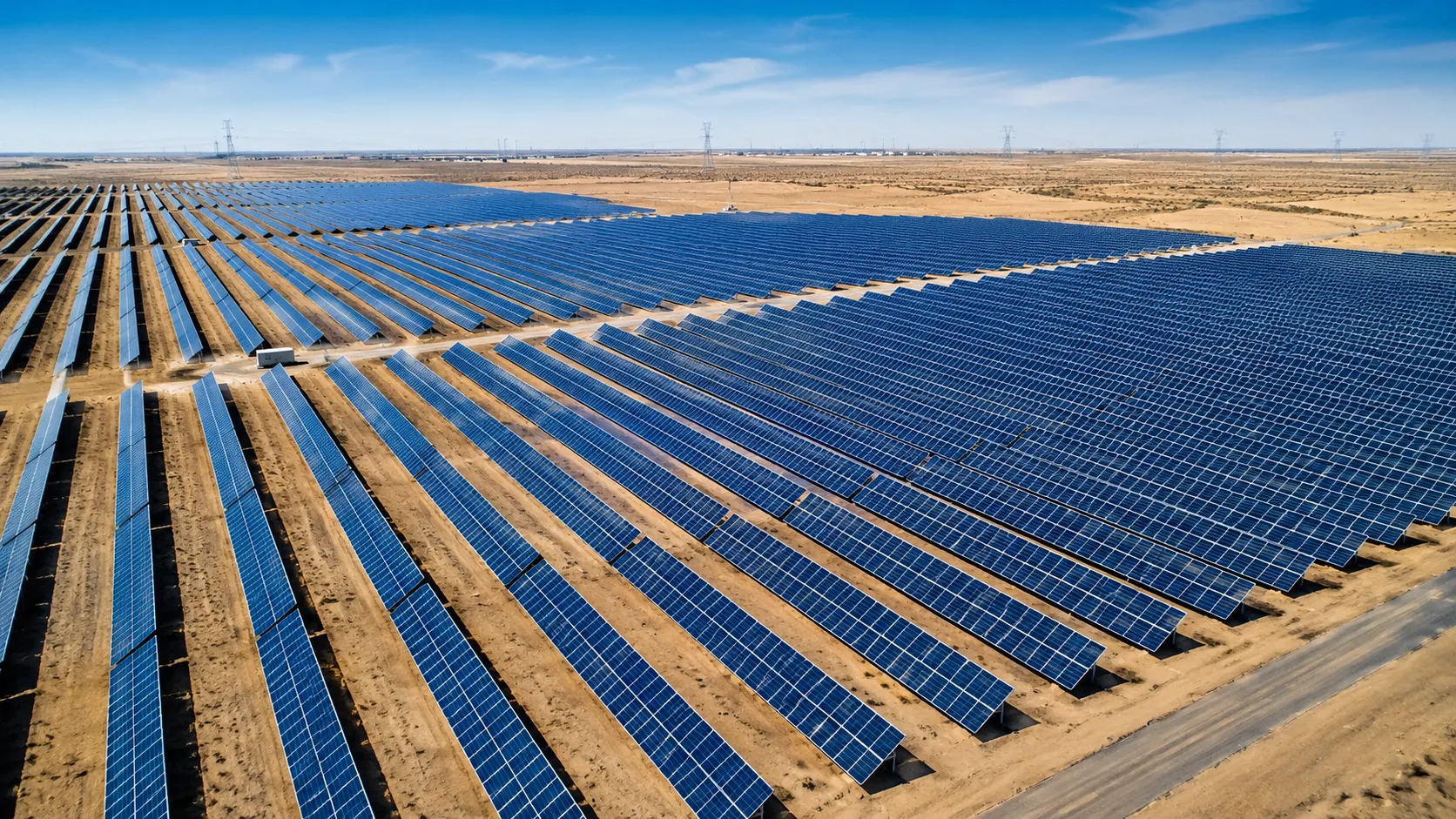 Large solar farm used for group captive solar participation